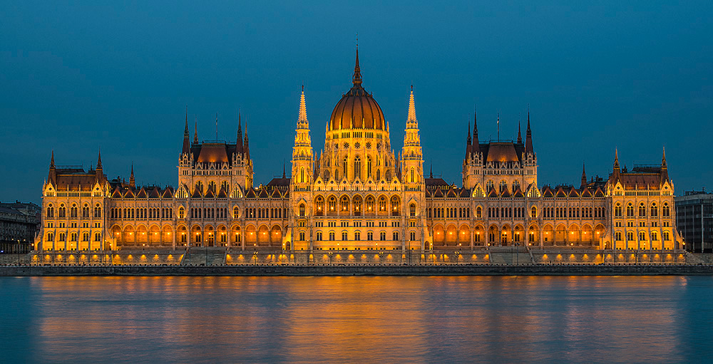 the Hungarian parliament