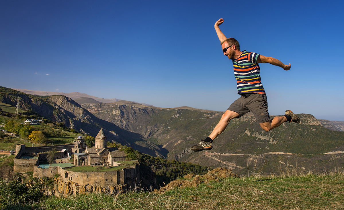 jumping around the world - Armenia edition