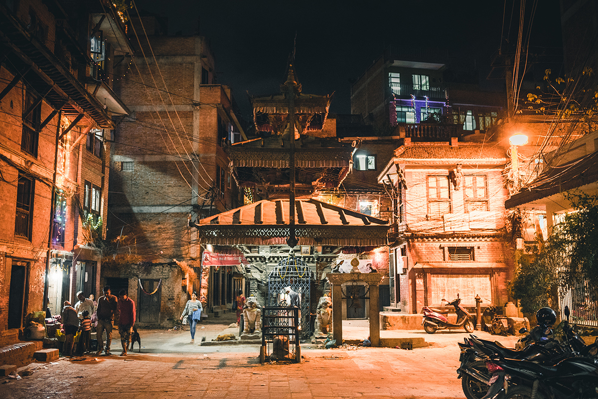 Patan at night