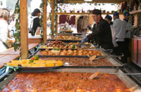 Hungarian food at the spring festival