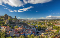 overlooking Tbilisi