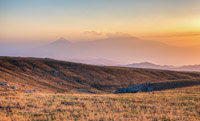 sunset with Mt. Ararat