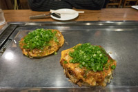 Okonomiyaki - famous and very delicious dish in Hiroshima