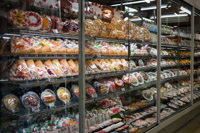 there are many shops where you can buy the plastic food