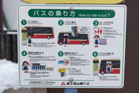 in Japan everything is explained through pictures...very useful :-)