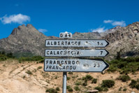 on Corsica it is very common to shoot at street signs.  It is a kind of resistance by the patriots.